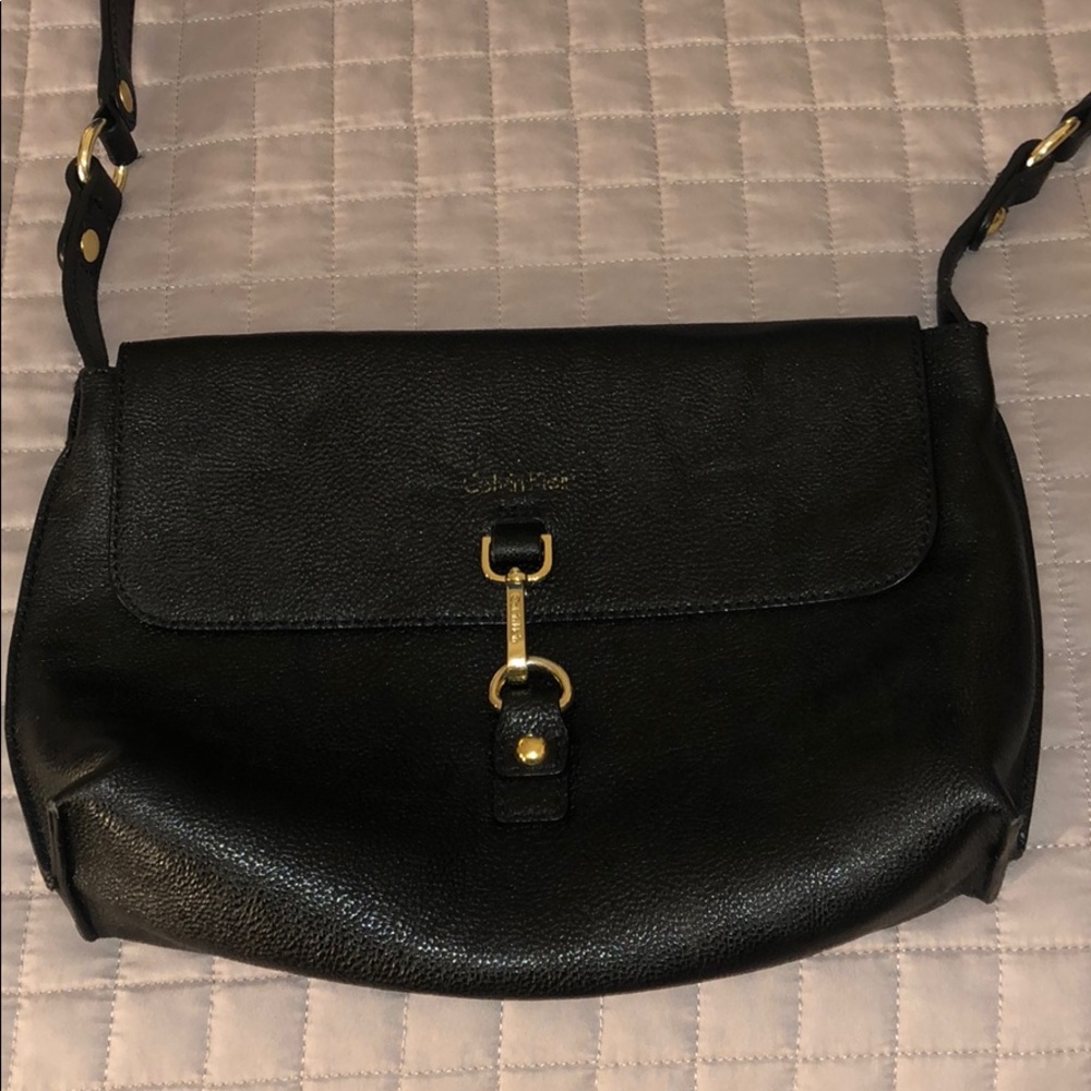 Small leather crossbody bag